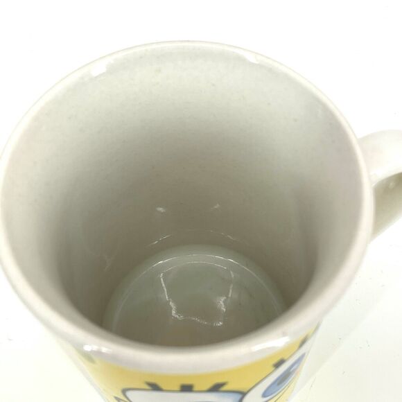 Spongebob Squarepants Coffee Cup 2011 Viacom Silly Faces Yellow Coffee Mug smile - Picture 4 of 5
